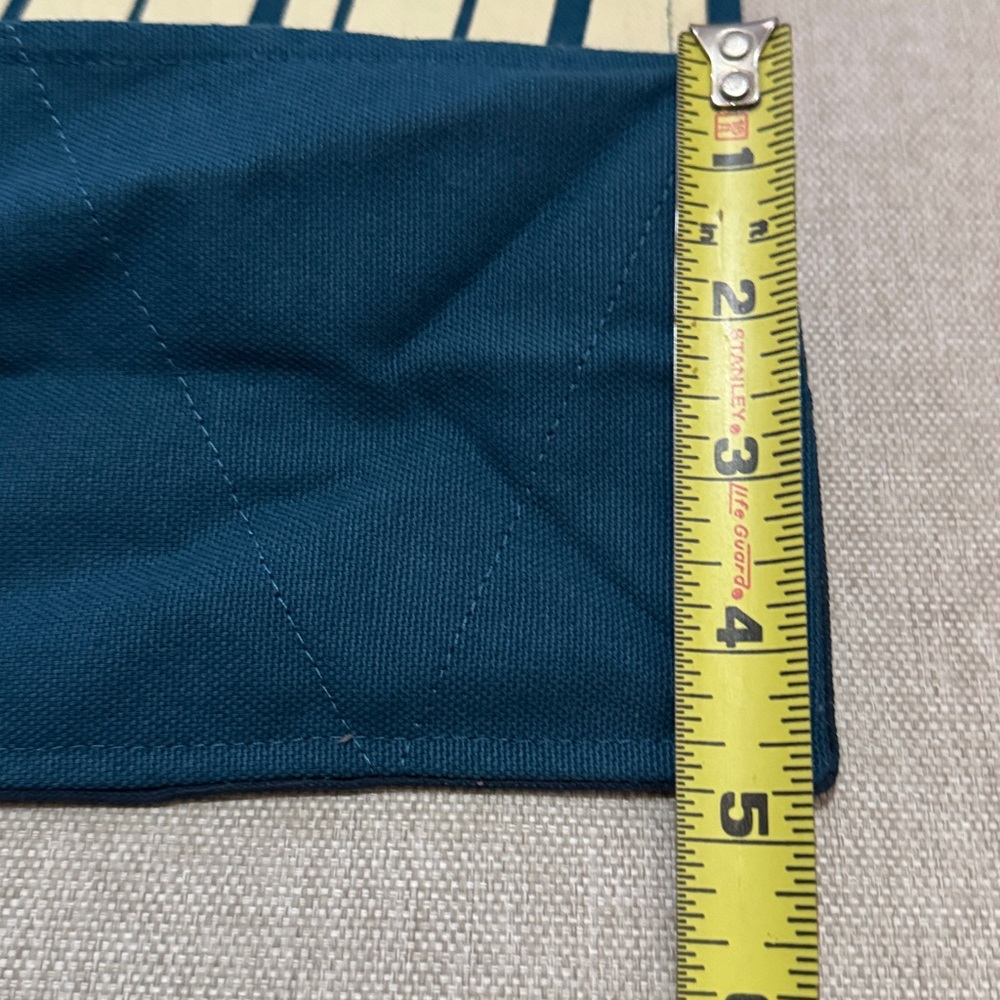 NEW Barnes & Noble Cotton Tote “re-wrap” Fair Trade-Women Made Product-Teal - Picture 11 of 14